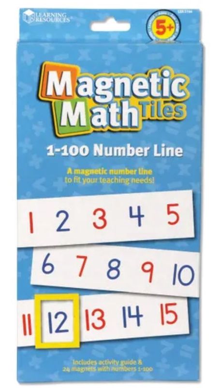 1-100 Magnetic Number Line