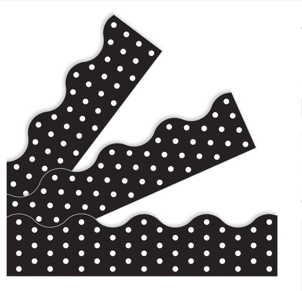 Polka Dots Black Terrific Trimmer