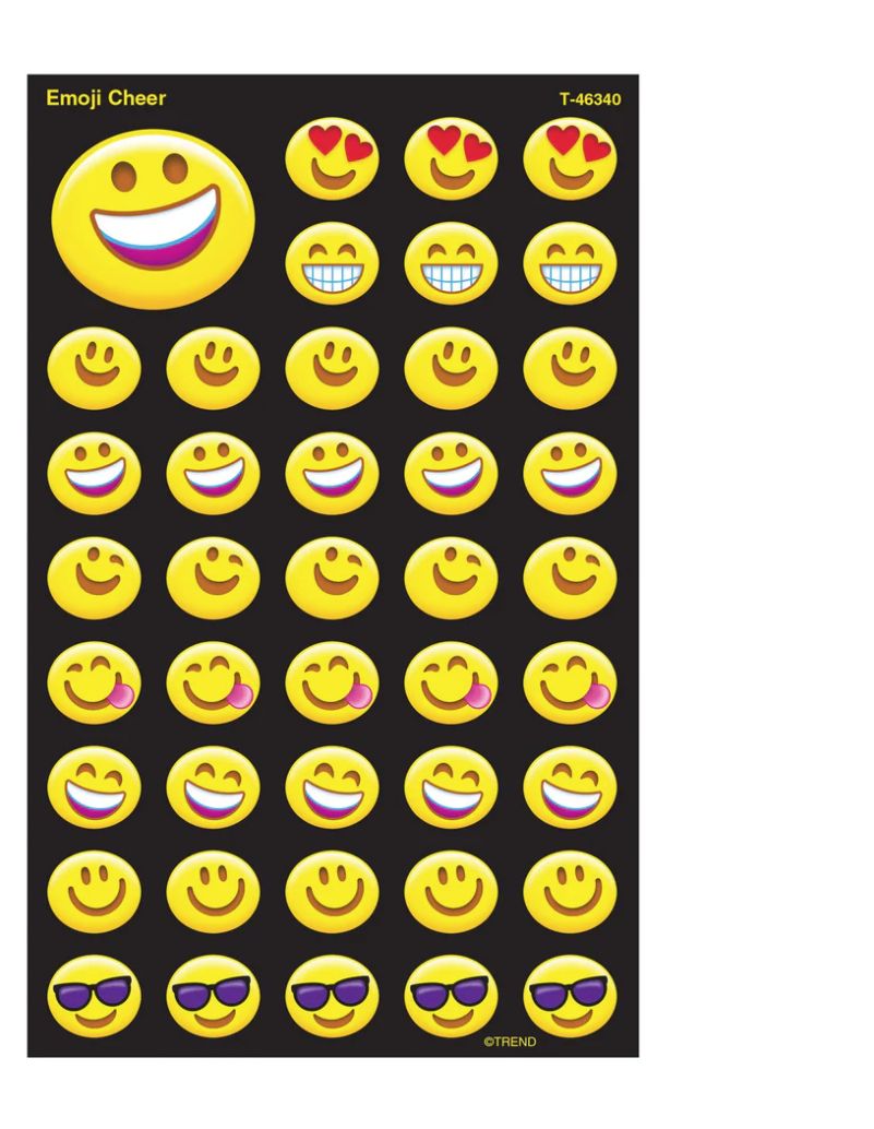 Emoji Cheer superShapes Stickers ‚Äì Large
