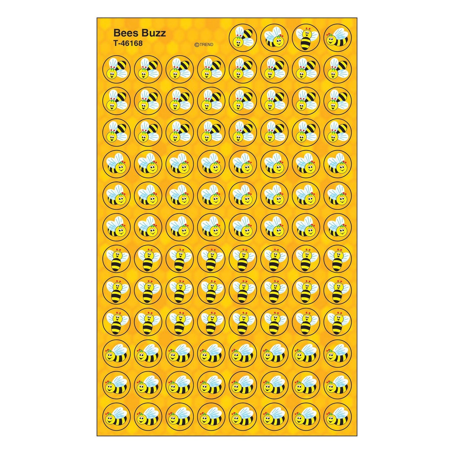 Bees Buzz superSpots Stickers
