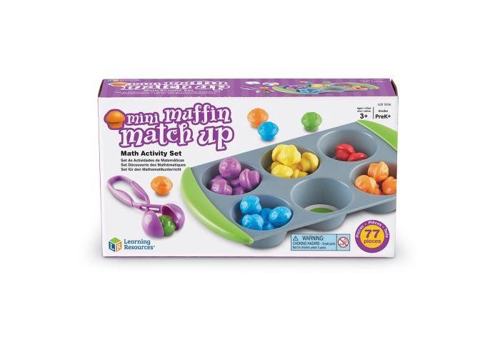 Mini Muffin Match Up Math Activity Set