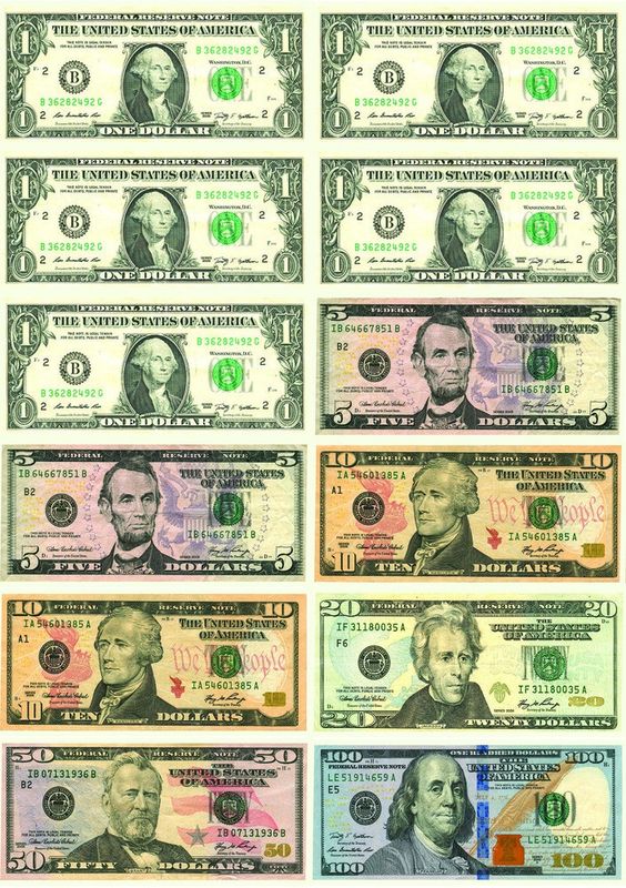 10066 Magnetic US Dollars