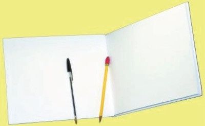 Hardcover 8x6 Blank Book Landscape
