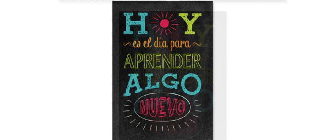 Hoy es el dia Spanish Poster