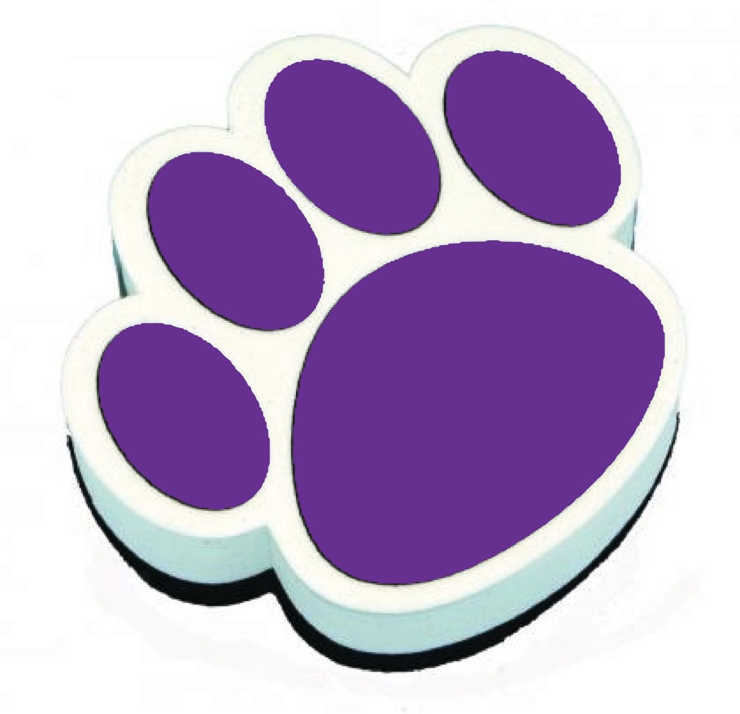 Purple Paw Magnetic Eraser