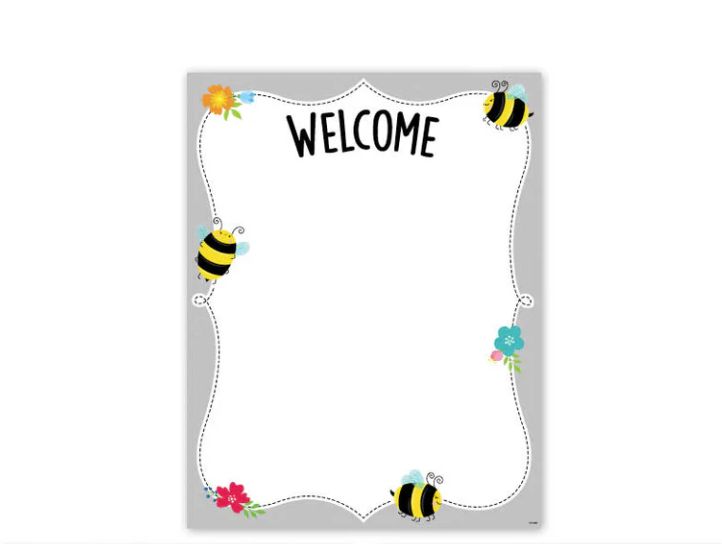 Busy Bees Welcome Chart