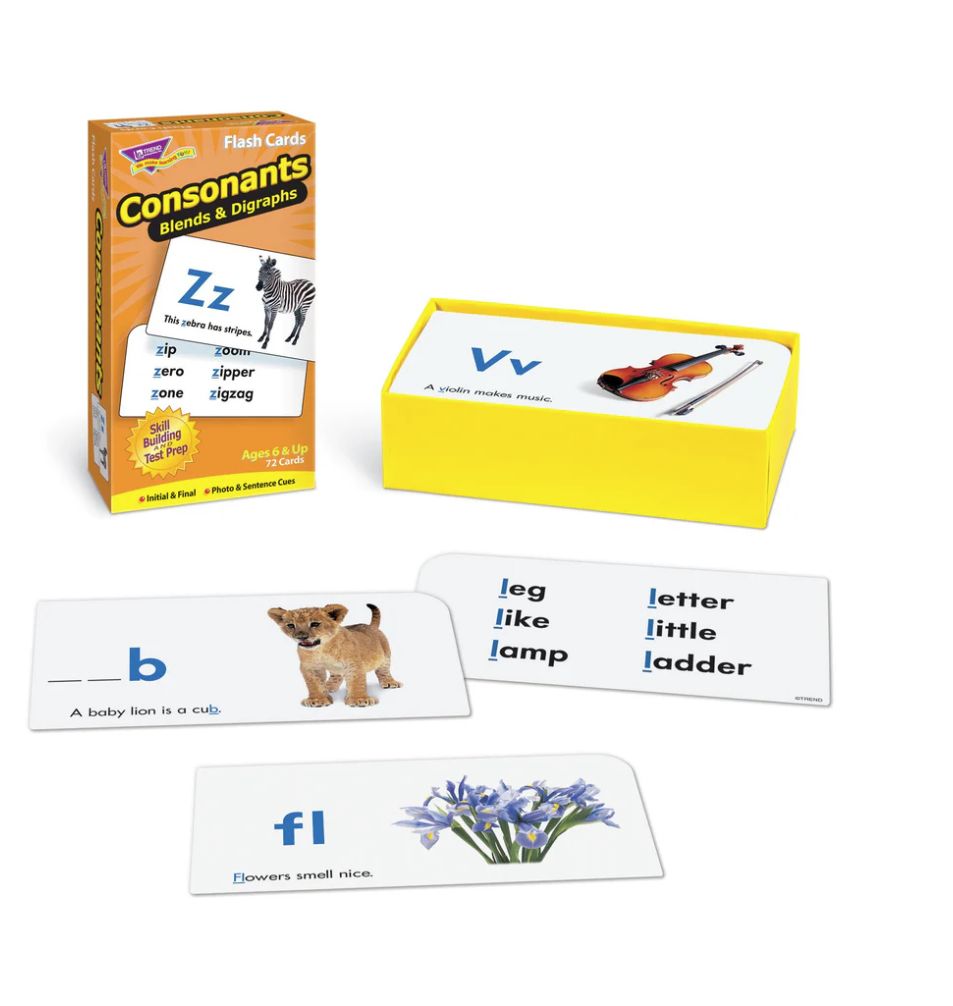 Consonants Skill Drill Flash Cards