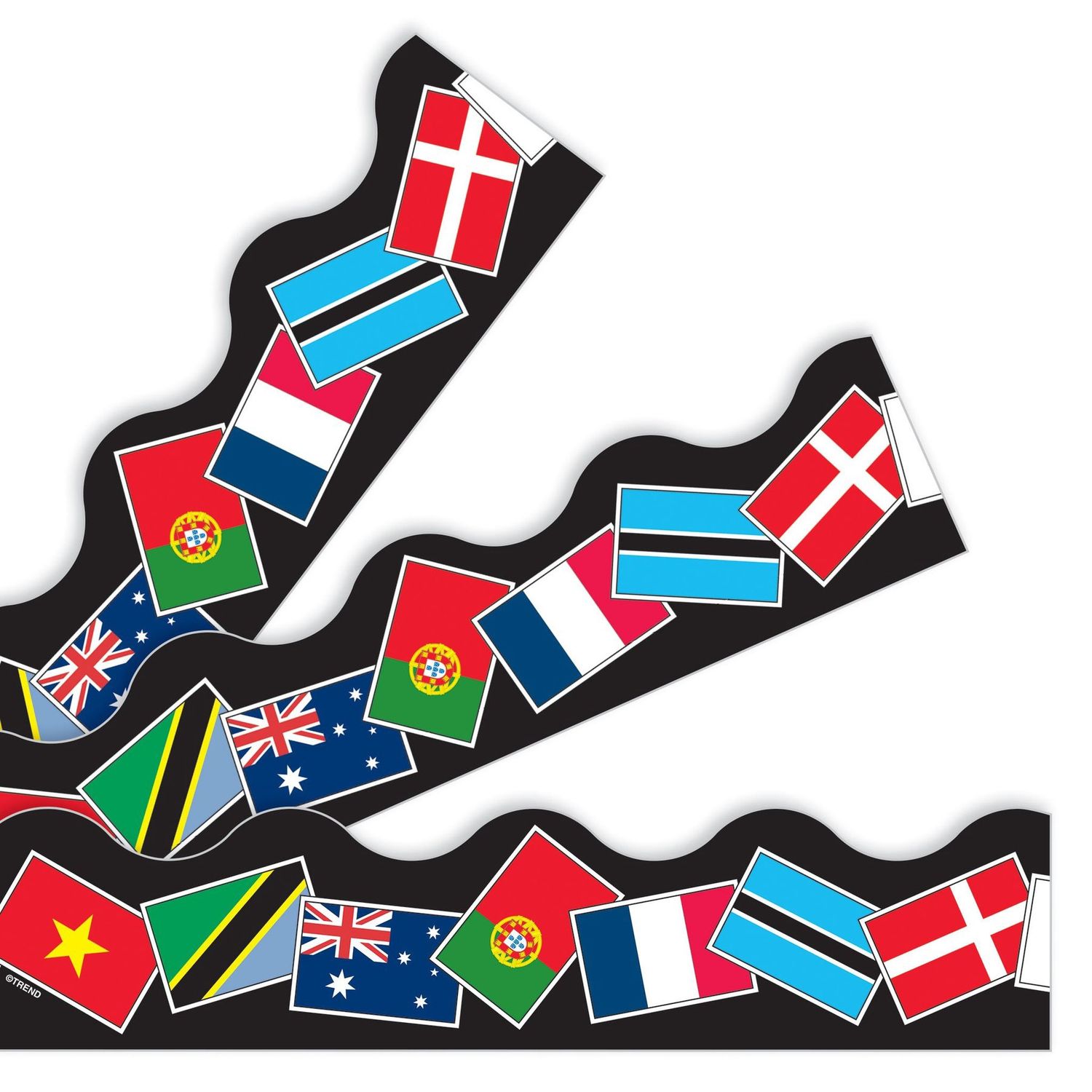 World Flags Border Trimmer
