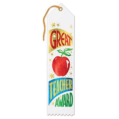 Great Teacher Award Ribbon