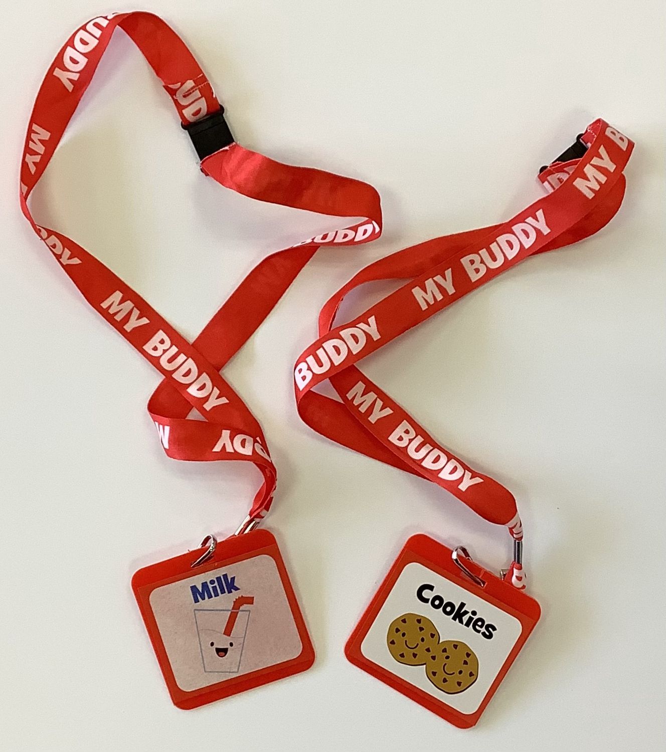 Milk &amp; Cookies Buddy Lanyard