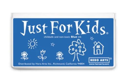 Jumbo Just For Kids Blue Ink Pad