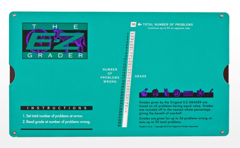 Teal EZ Grader
