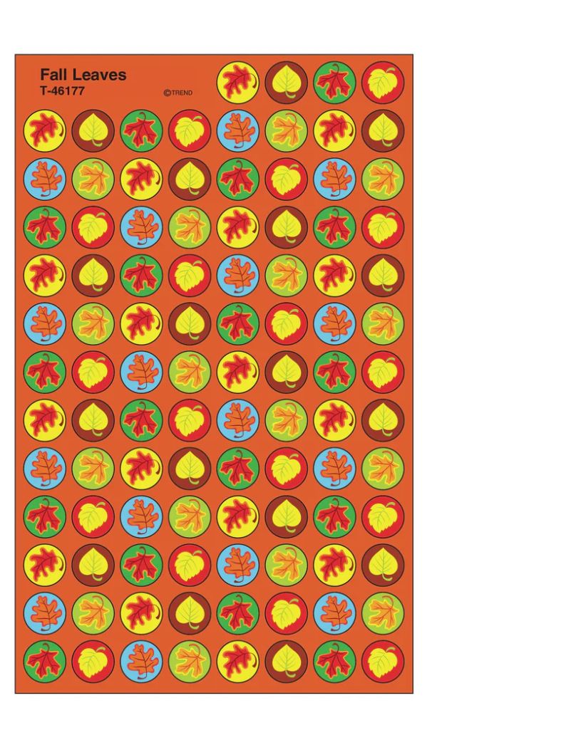 Fall Leaves superSpots¬Æ Stickers