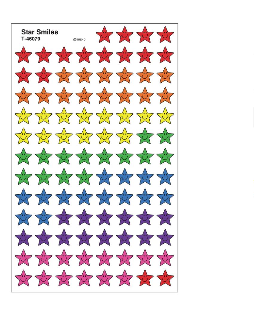 Star Smiles superShapes Stickers