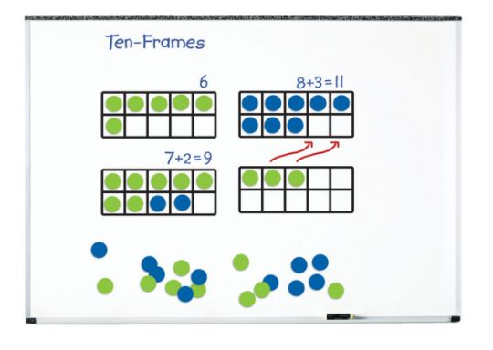 Giant Magnetic Ten Frame Set