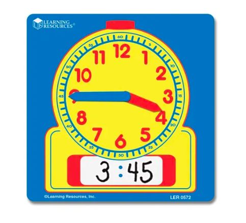 Write and Wipe Student Clocks (set of 10)