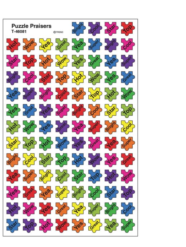 Puzzle Praisers superShapes Stickers
