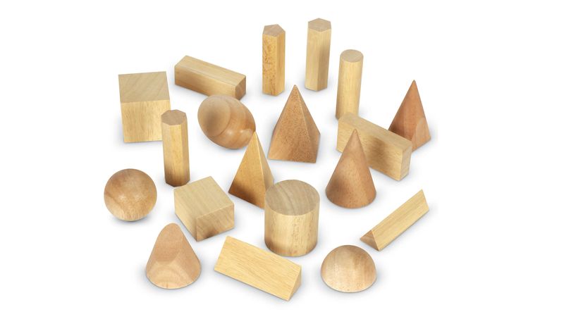 Wooden Geometric Solids