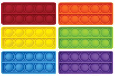 Push and Pop Bubble Ten Frames