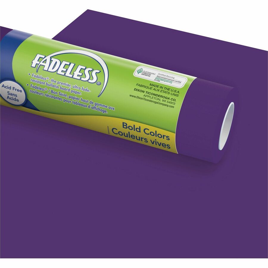 Fadeless Deep Purple Paper Roll