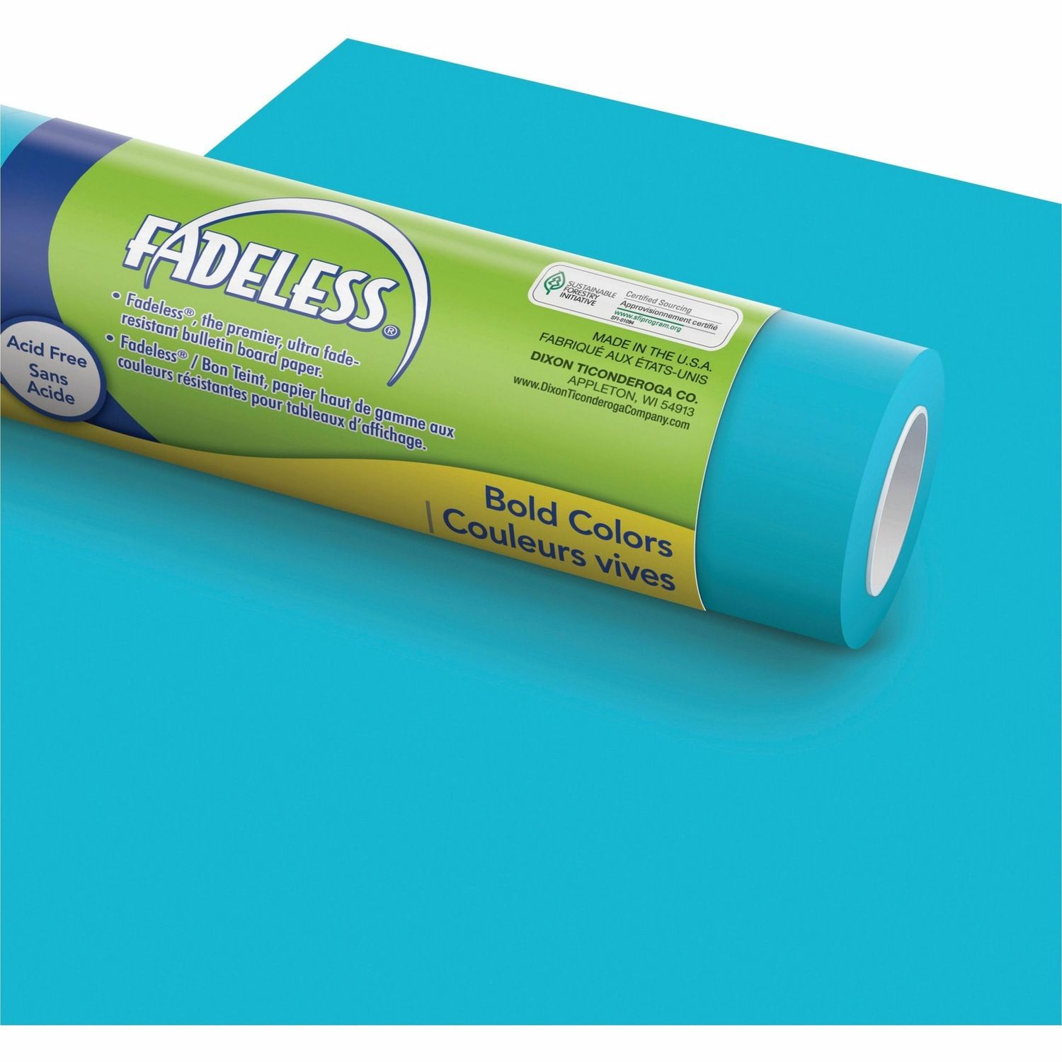 Fadeless Azure Blue Paper Roll