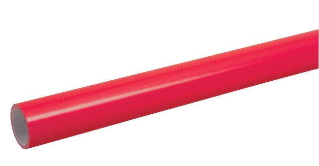 48 x 12 Red Fadeless Premium Glossy Paper Roll, Festive,