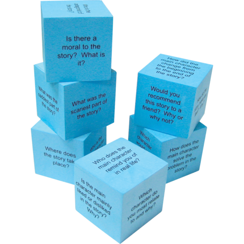 Foam Reading Comprehension Cubes