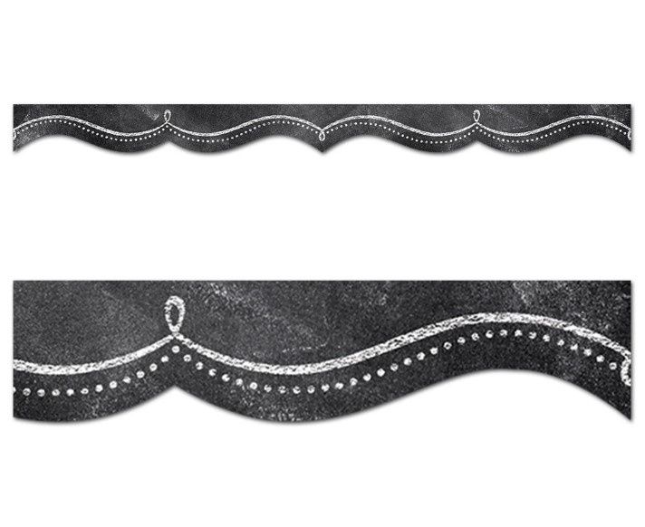 Dotted Swirl Chalk it Up! Border