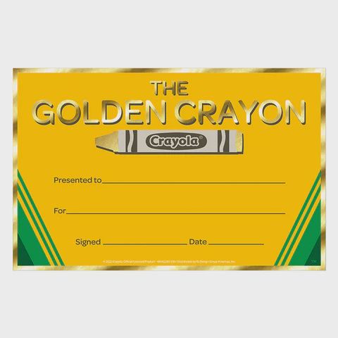 Crayola Golden Crayon Recognition Awards