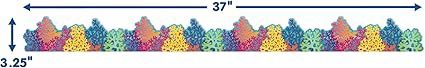 Seas the Day Colorful Coral Reef Xtra Deco Trim