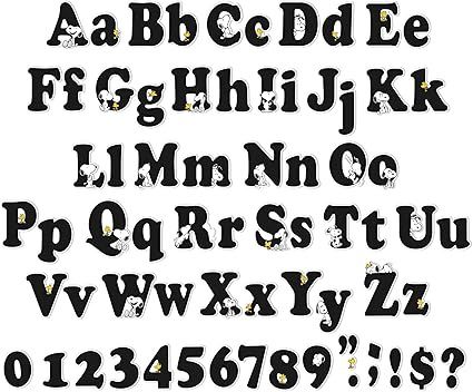Peanuts Deco Letters