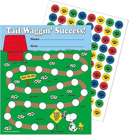 Peanuts Tail Waggin&#39;Mini Reward Chart