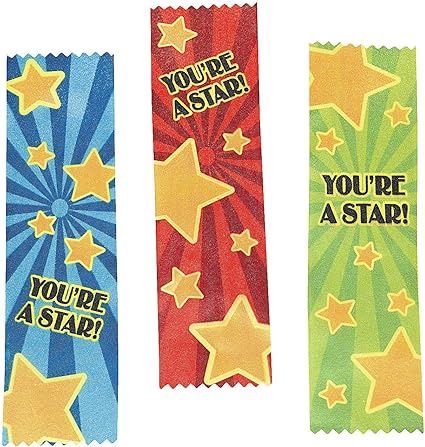 Satin ‚ÄúYou&#39;re A Star!‚Äù Ribbon