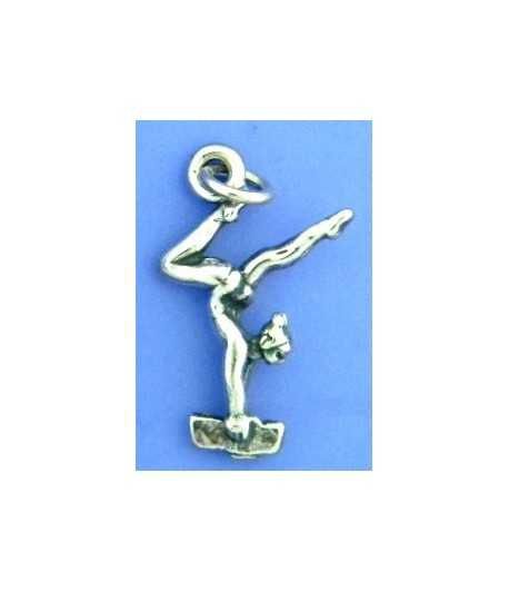 Gymnast on Balance Beam Charms