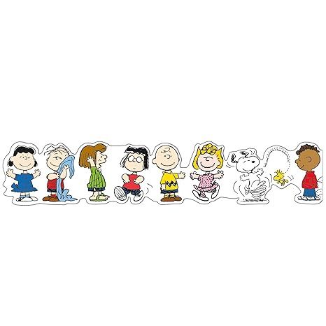 Peanuts Character Lineup Xtra Deco Trim