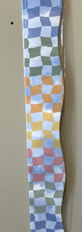 S&#39;Cool Era Rainbow Checkered Sky Border