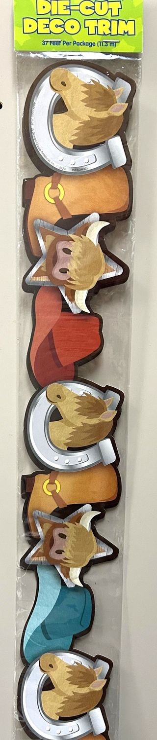 Wild Wild Classroom Western Icons Border