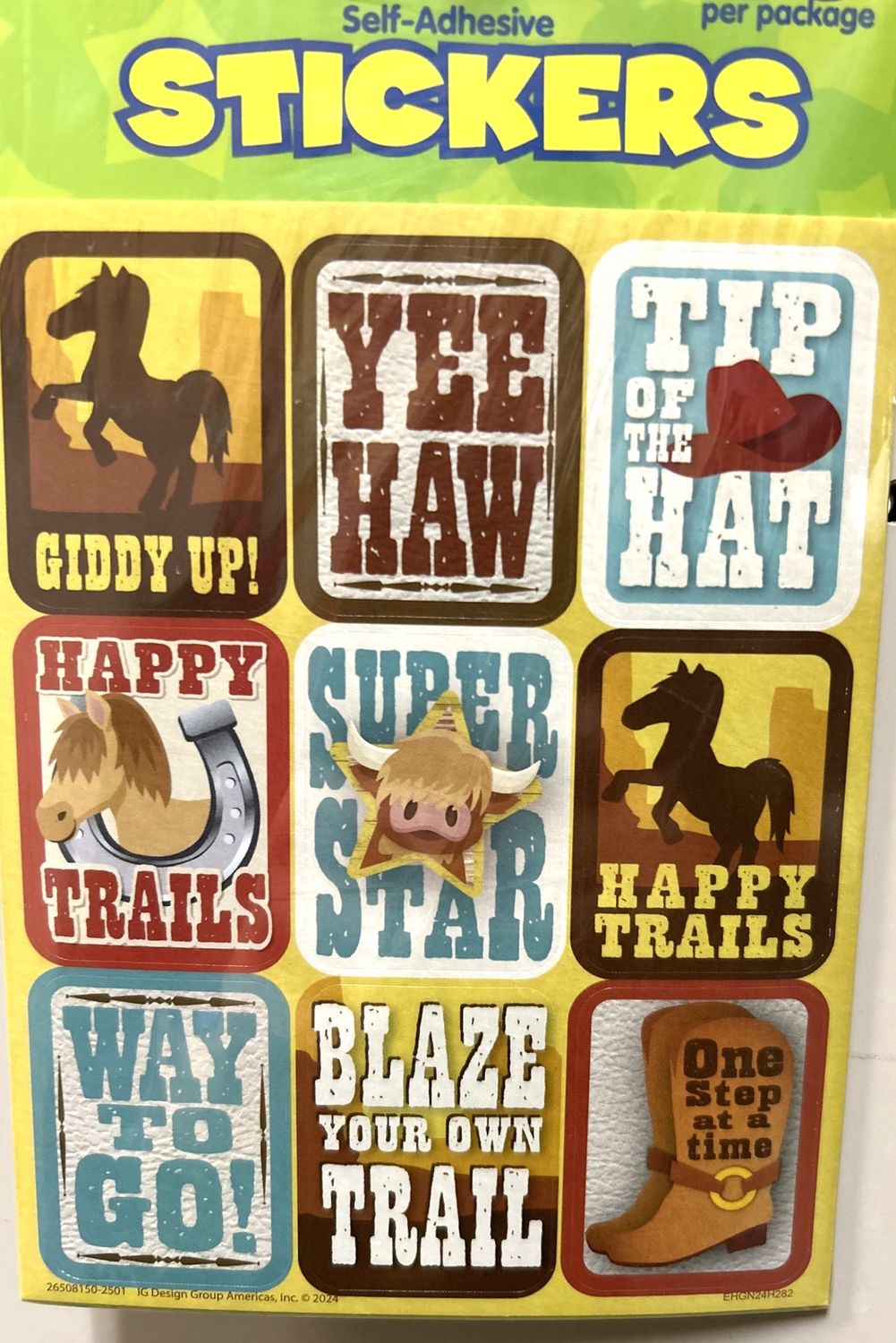 Wild Wild Classroom Stickers- Giant