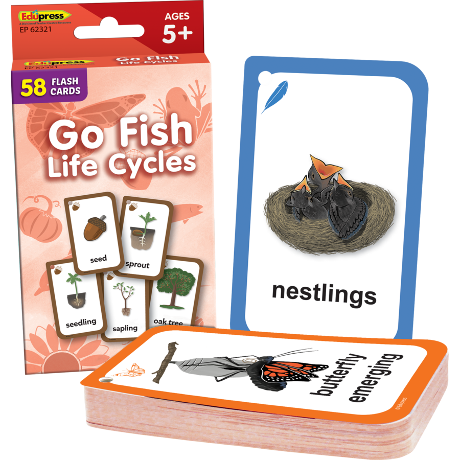 Go Fish: Life Cycles Flash Cards