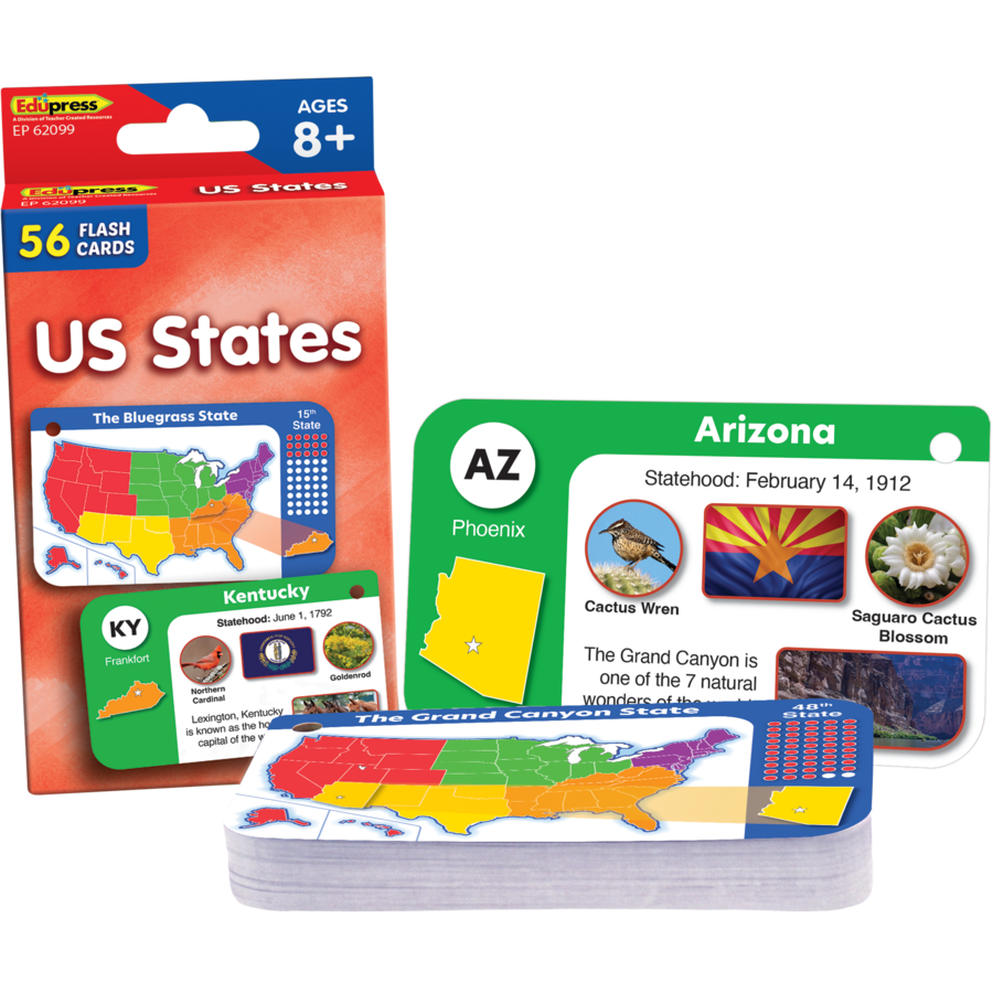 US States Flash Cards