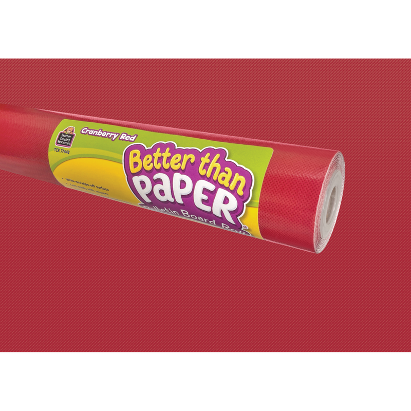 BTP Cranberry Red Better Than Paper Bulletin Board Roll