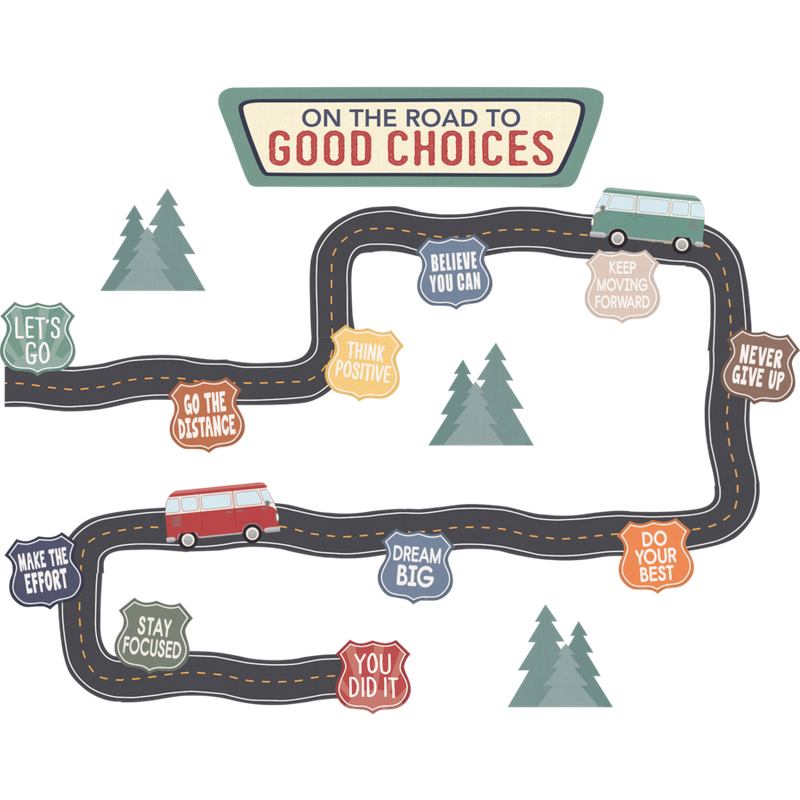 Moving Mountains Road Trip On the Road to Good Choices Mini Bulletin Board