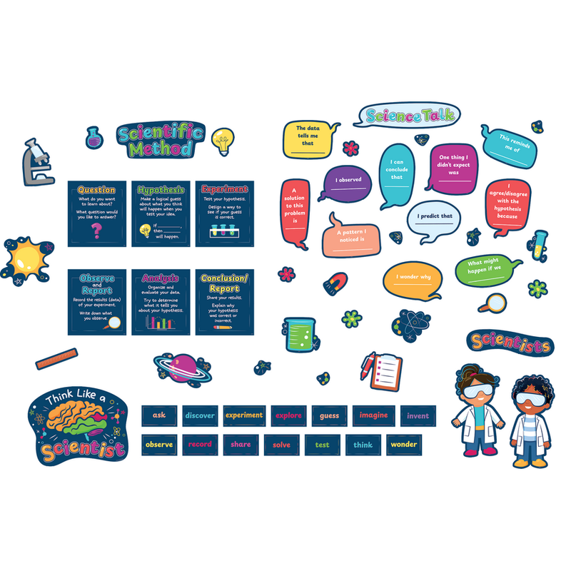 Science Talk Bulletin Board Set