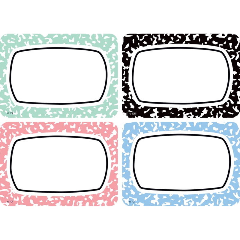 Cool for School Name Tags/Labels - Multi-Pack