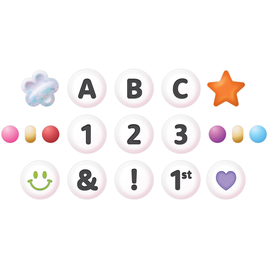 Friendship Beads Circle Deco Letters
