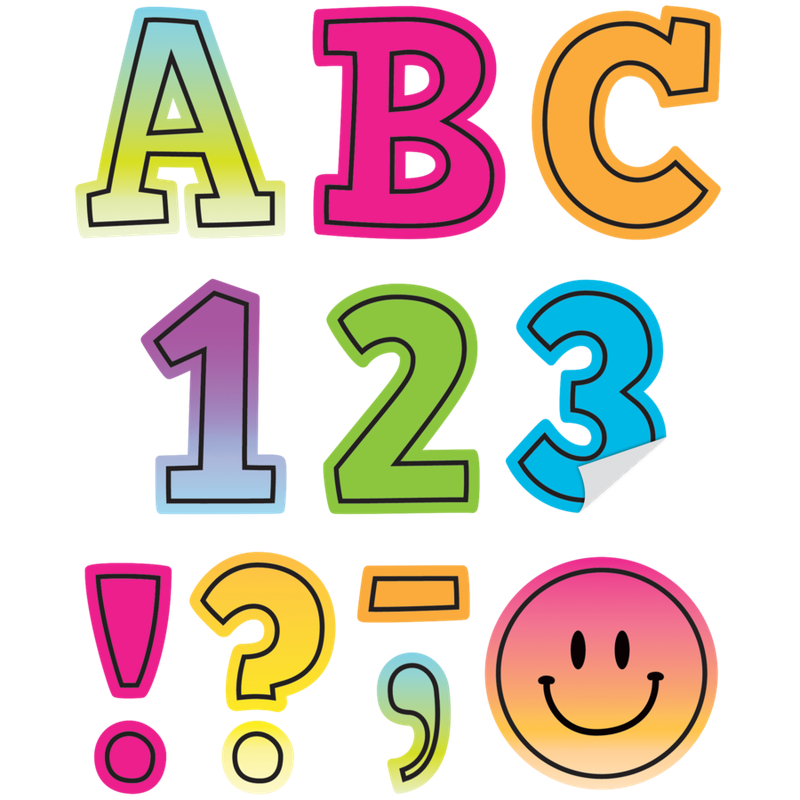 Brights 4Ever 2&quot; Bold Block Self-Adhesive Letters Uppercase