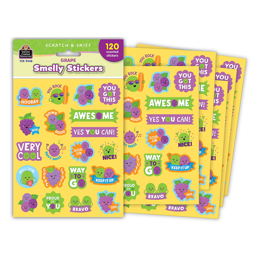 Grape Smelly Stickers
