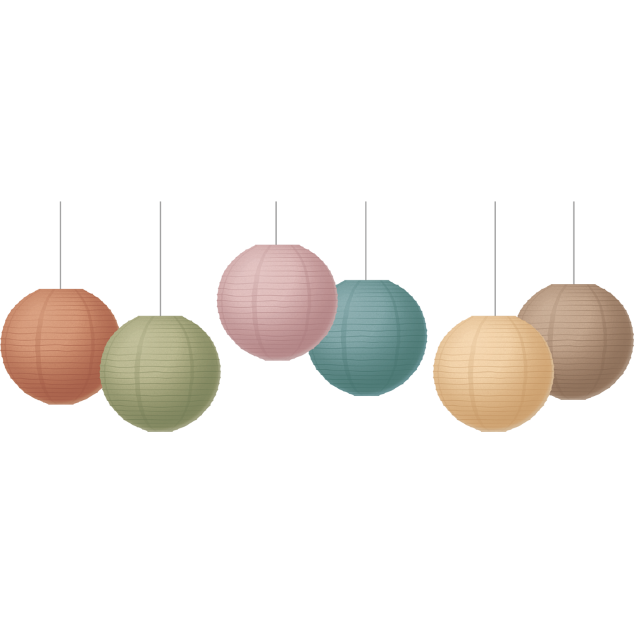 Everyone is Welcome 8&quot; Hanging Paper Lanterns