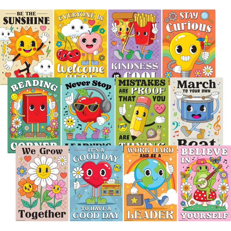 Retro Fun Small Poster Pack