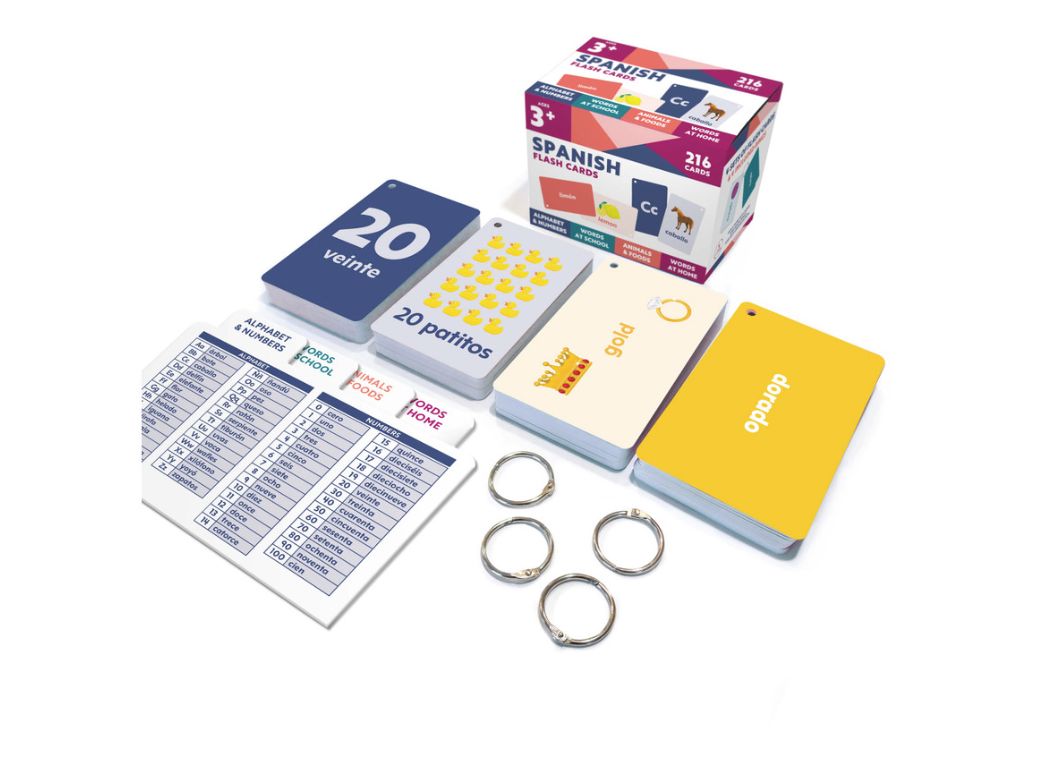 Spanish Flash Card Box Set